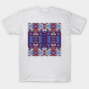 Red, White, and Blue Pattern v2 T-Shirt